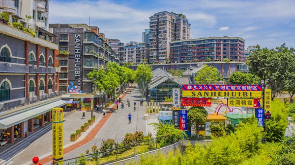 永川區三河匯碧片區老舊小區改造項目。永川區住房城鄉建委供圖