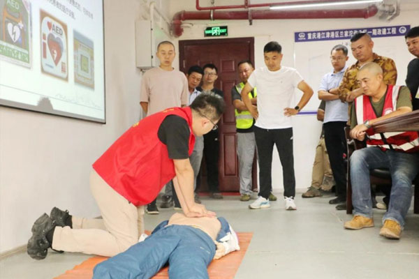 活動現場。江津區中醫院供圖