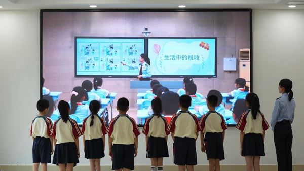 6月30日，重慶市稅務局、青島市稅務局聯合開展“青渝有約 與稅童行”青少年稅收普法“云課堂”。文明燕攝