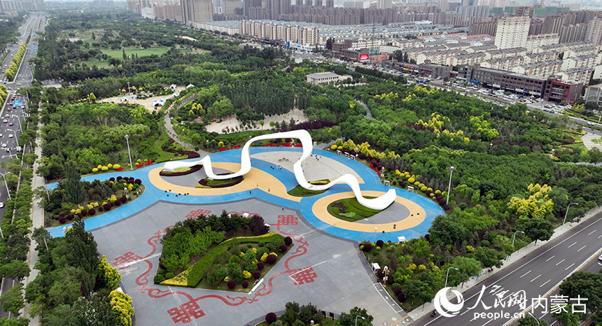 絲綢之路公園。人民網 孟佳澍 攝