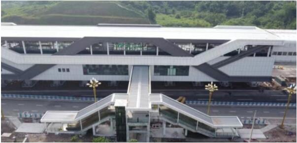 重慶軌道交通4號線黃嶺站。 4號線項目部供圖