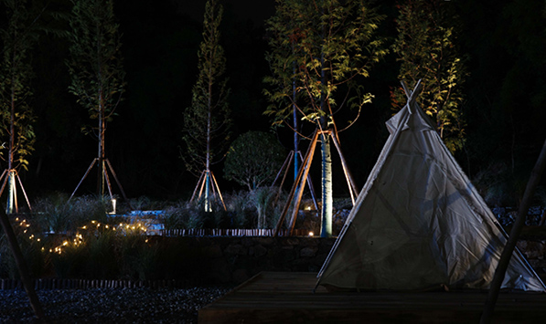 露營節實景圖。保利麓谷林語供圖