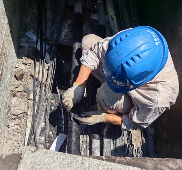 搶修現場。國網重慶永川供電公司供圖