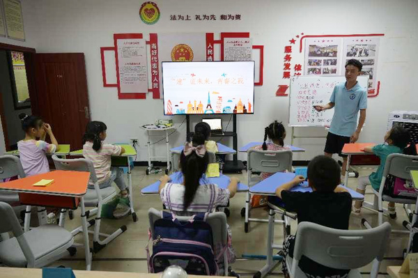 建筑小課堂開講啦。劉書利攝