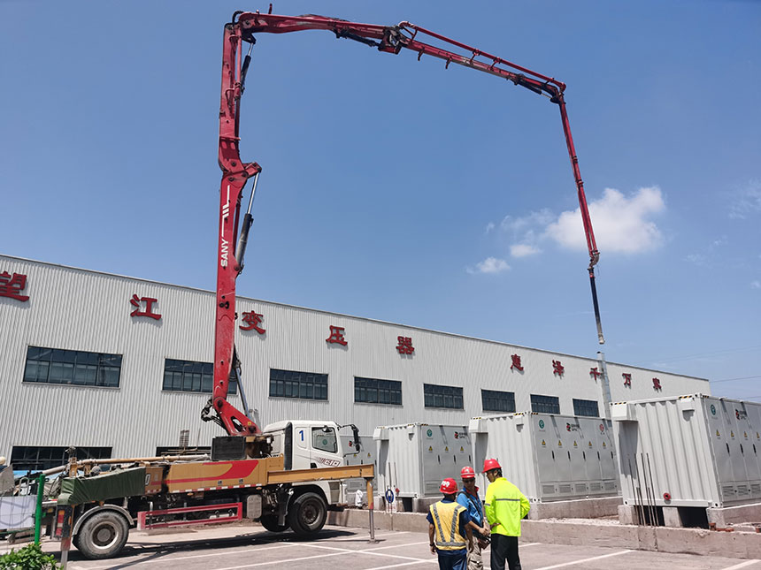 長壽綜合智慧零碳電廠望變項目設備已就位。國家電投重慶公司供圖