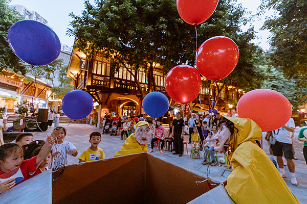 藝術節現場。重慶天地供圖