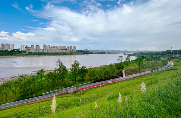 “兩江四岸”葛老溪段。唐鑫攝