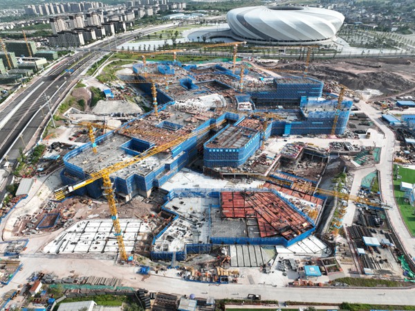 項目施工現場。中建八局供圖