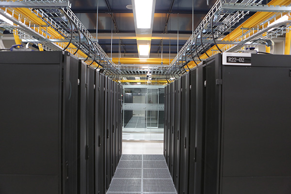 重慶農商行魚嘴數據中心機房。重慶農商行供圖