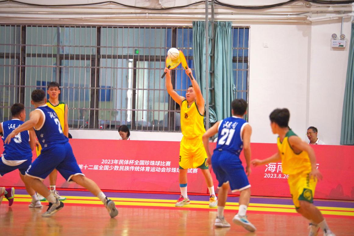 B組第一場比賽在廣西代表隊與湖南代表隊之間展開對決。管小柒攝