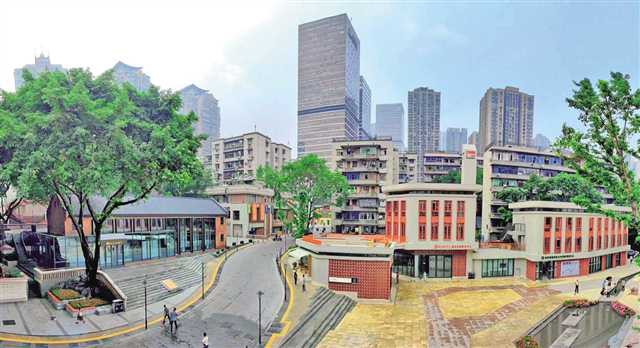 改造后的九龍坡區民主村