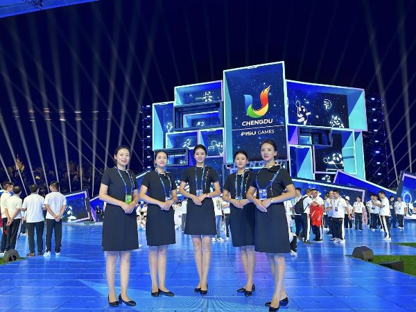 金科服務在第31屆世界大學生夏季運動會服務。金科服務供圖