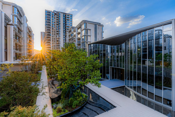 交付實景圖。中糧天悅壹號供圖