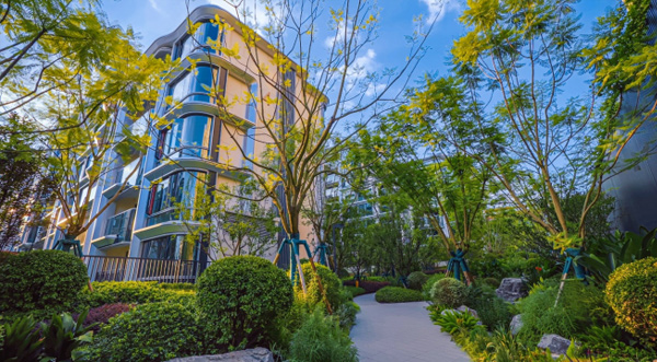 交付實景圖。中糧天悅壹號供圖