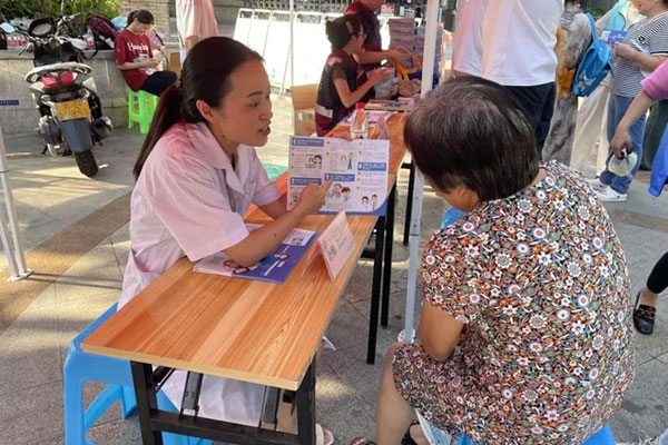 活動現場。重慶市結核病防治所供圖