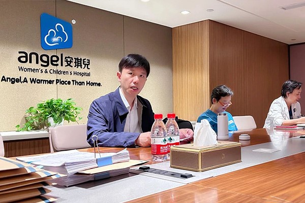 醫院開展法律講座。重慶安琪兒婦產醫院供圖