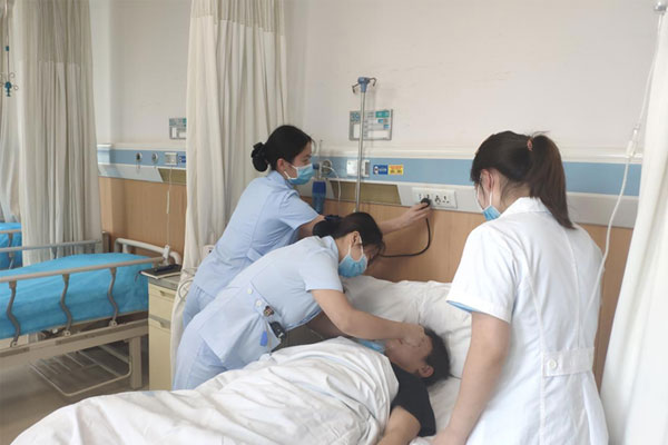 演練現場。重慶仁品耳鼻喉醫院供圖