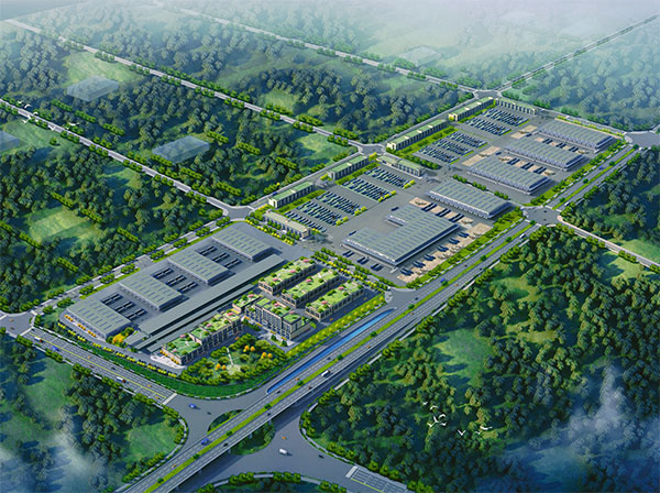 支持的武陵山倉儲物流樞紐建設項目（效果圖）。農發行重慶市分行供圖