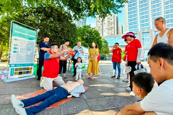 活動現場。江津區中醫院供圖