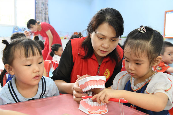 活動現場。璧山區婦幼保健院供圖