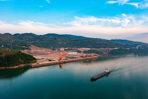 萬州新田港一期（資料圖）。重慶高速集團供圖