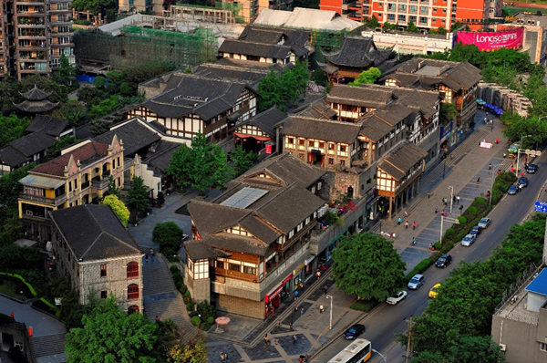 重慶映像·萬達坊實景圖。重慶映像·萬達坊供圖