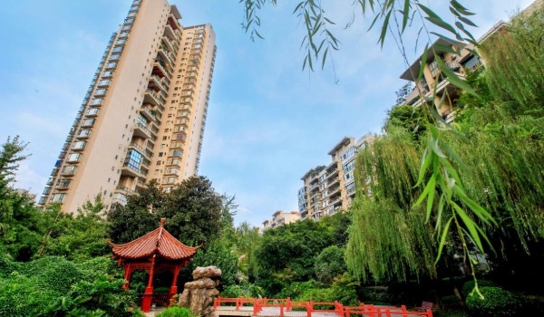 綠韻康城環境實景圖。金科服務供圖