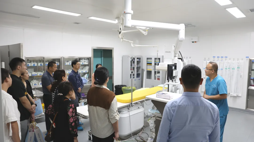 參觀現場。重慶西區醫院供圖