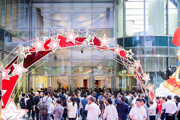 重慶印象城開業現場。重慶萬科供圖