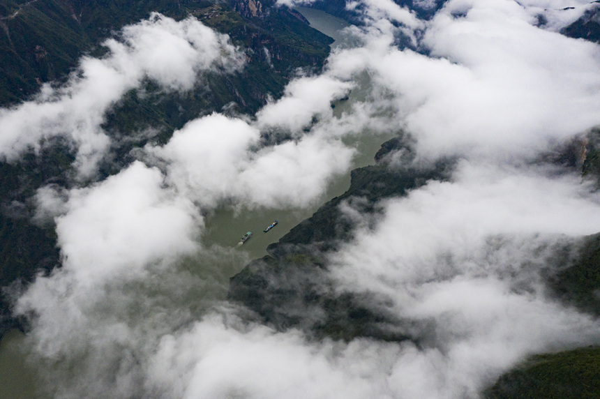 巫峽風光。楊明霞攝