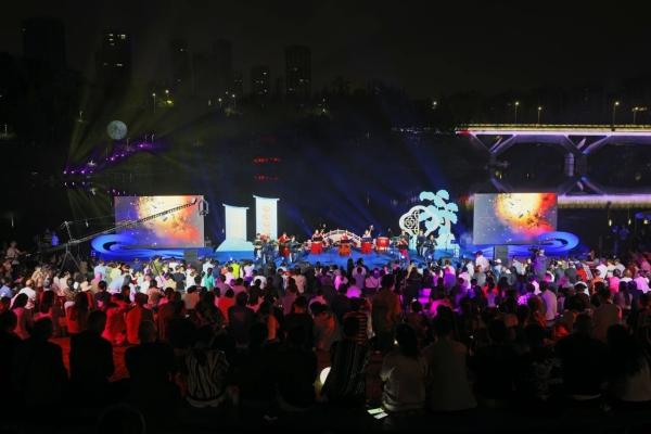 中央公園中秋音樂會。渝北區文化旅游委供圖