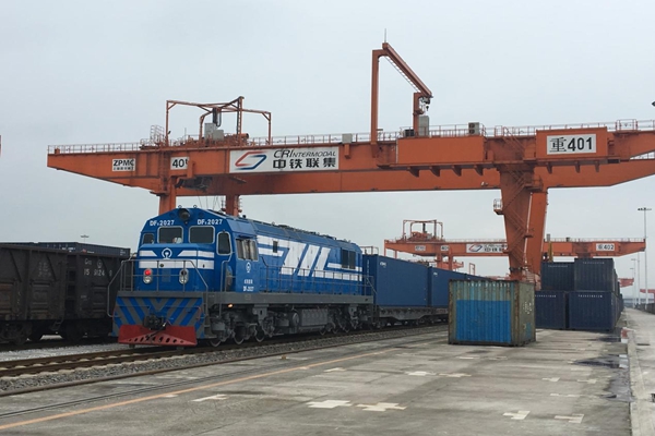 2018年3月16日，渝新歐越南國際班列成功開通，成功將歐洲和東南亞串聯起來。企業供圖