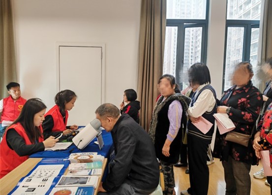 活動現場。重慶愛爾眼科醫院總院供圖