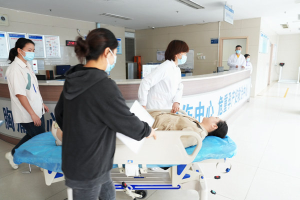 演練模擬現場。院方供圖