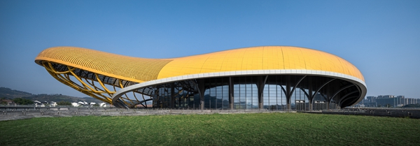 廣西壯族自治區田東縣體育館。受訪人供圖