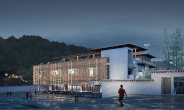 天津大學團隊作品《江濱一社》效果圖。凱德供圖