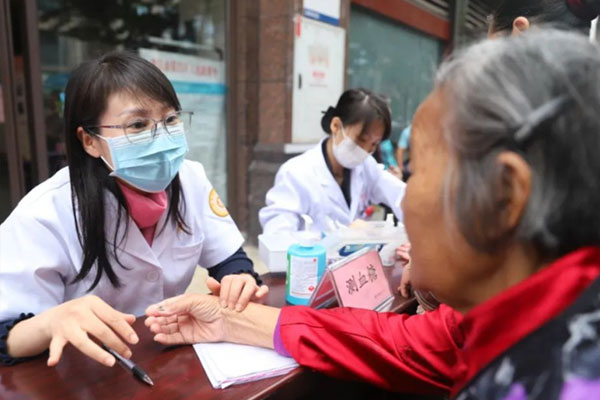 活動現場。榮昌區中醫院供圖