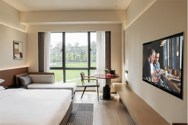 重慶茶園馨樂庭連心酒店豪華單房公寓。金隅地產供圖