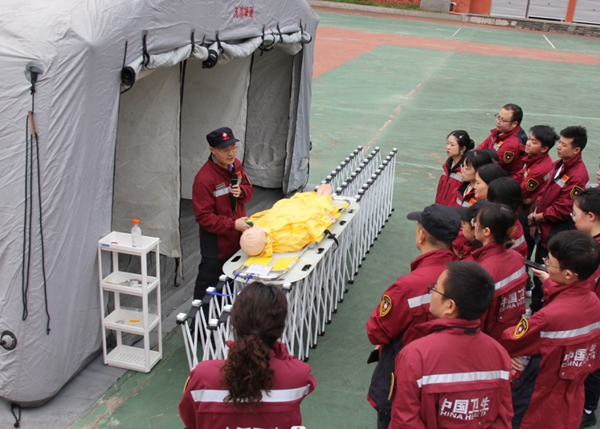 活動現場。重慶醫藥高專附一院供圖