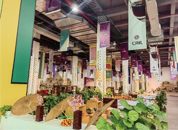 東盟商品集采城。重慶物流集團供圖