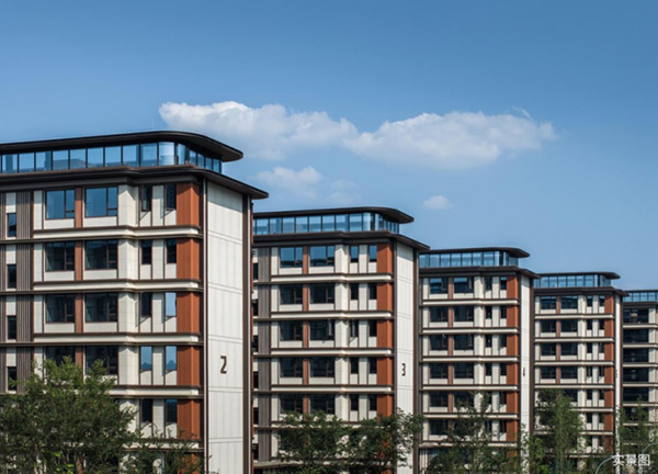 招商渝天府交付實景圖。招商蛇口供圖