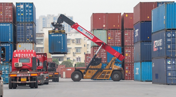 西部陸海新通道重慶無水港。受訪單位供圖