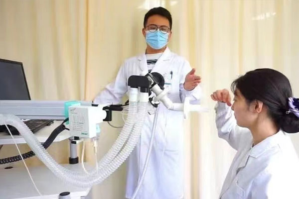 肺功能檢測培訓。重慶醫科大學附屬第三醫院供圖