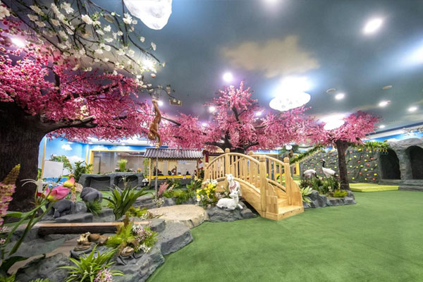 “情景式大運動訓練室”。永川區婦幼保健院供圖