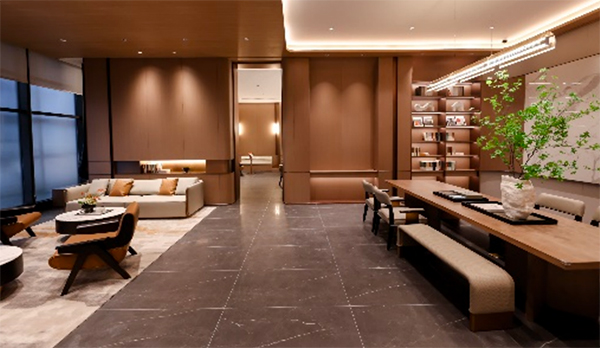 海成云悅樣板間。海成集團供圖