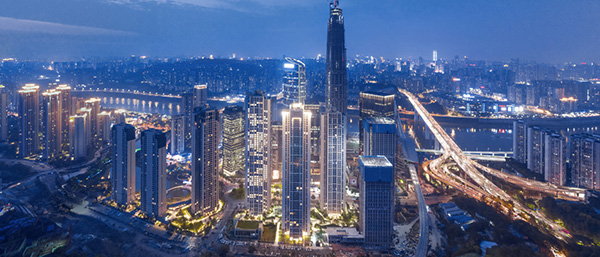 重慶（化龍橋）國際商務區。重慶萬科供圖