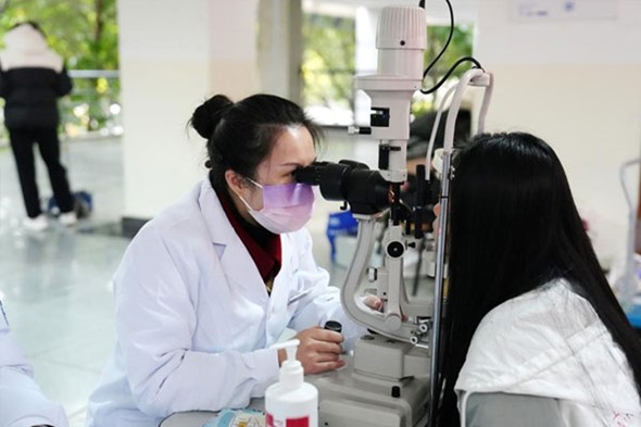 義診現場。重慶大學附屬江津醫院供圖