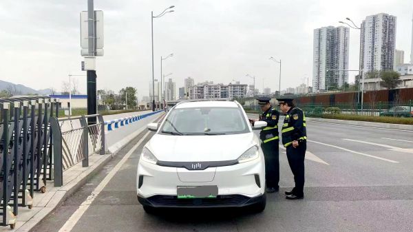 活動現場。沙坪壩區交通局供圖