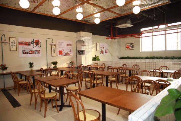 學府悅園社區食堂。豐文街道供圖