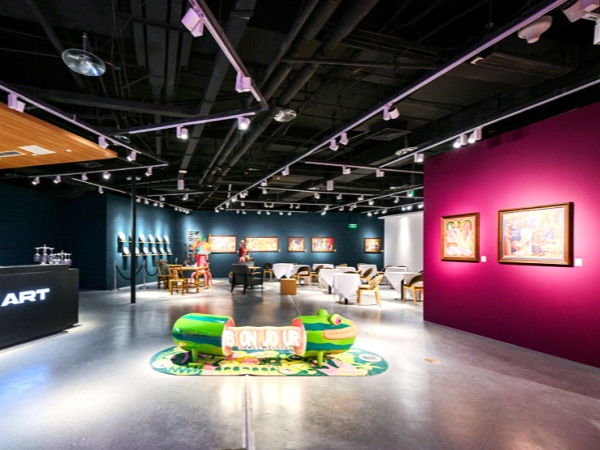 TIME4ART藝術空間。重慶時代廣場供圖